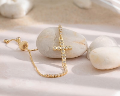 Foto 4 | Pulsera Chapa de Oro Allu Jewerly