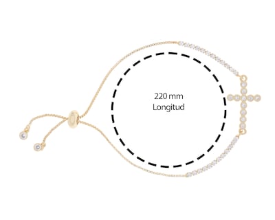 Foto 5 | Pulsera Chapa de Oro Allu Jewerly