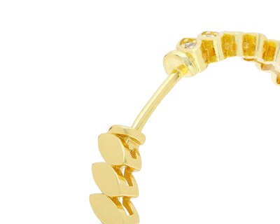 Foto 3 | Aretes Chapa de Oro Allu Jewelry