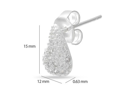 Foto 4 | Aretes de Plata Best Silver
