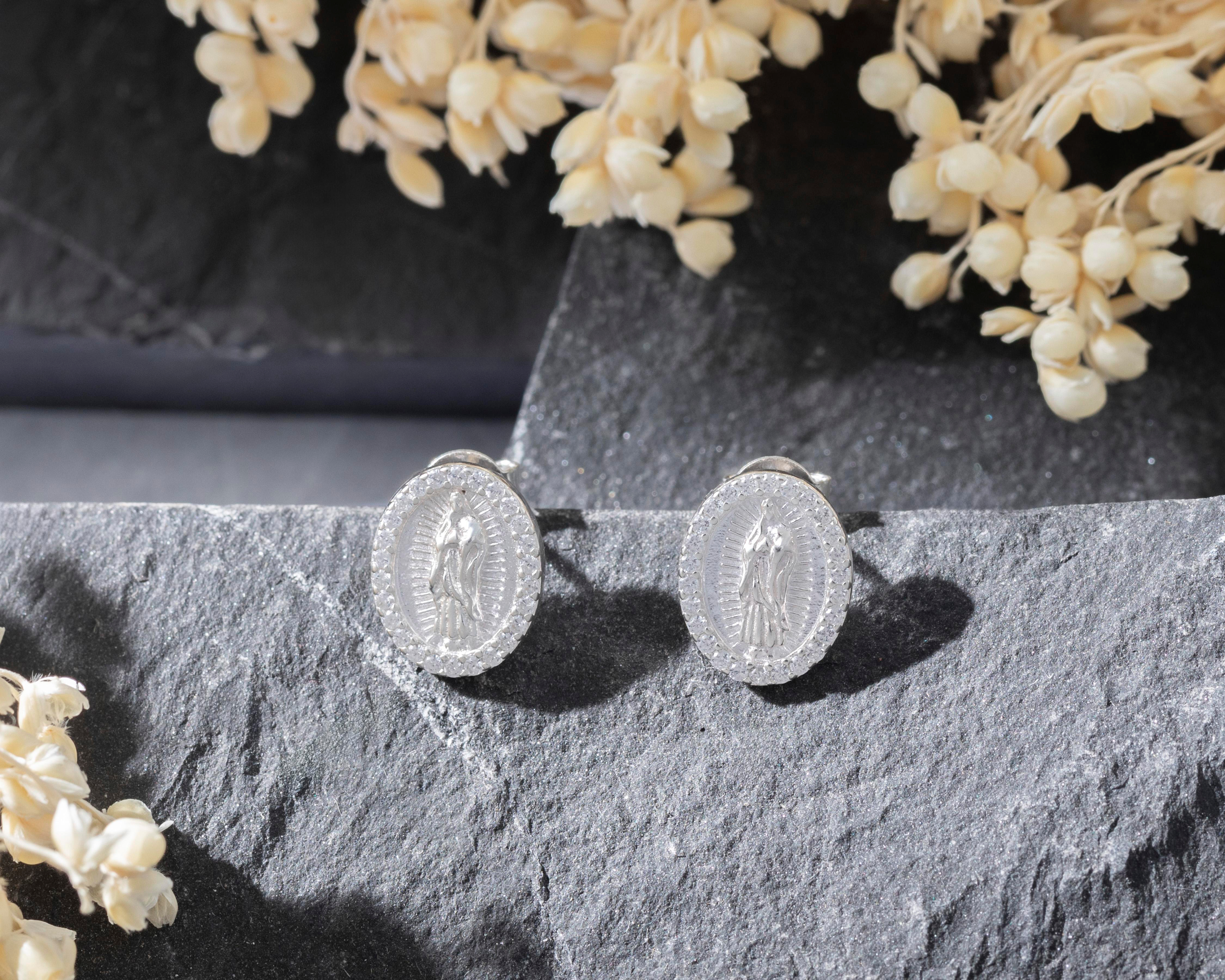 Foto 4 pulgar | Aretes de Plata Best Silver