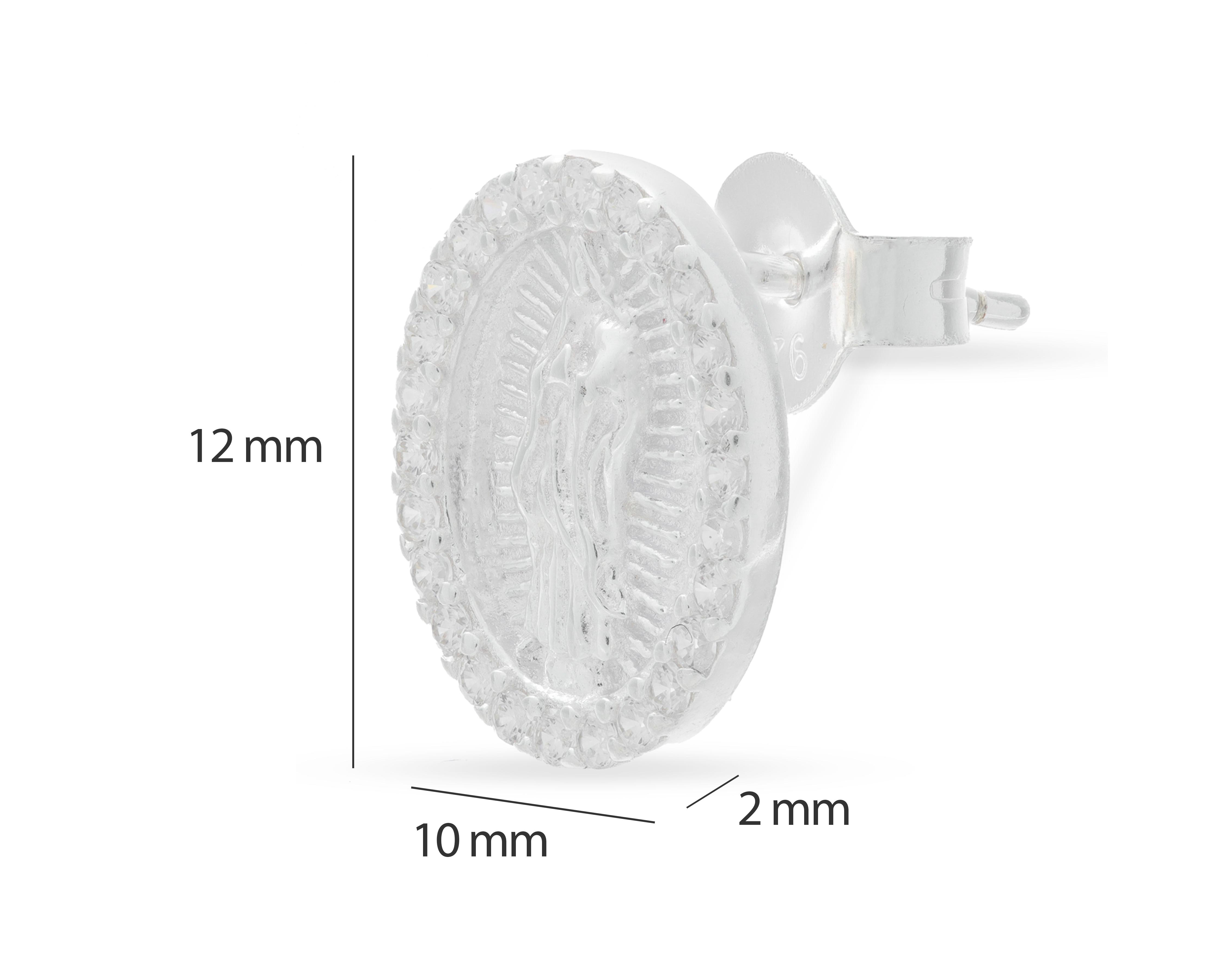 Foto 5 pulgar | Aretes de Plata Best Silver