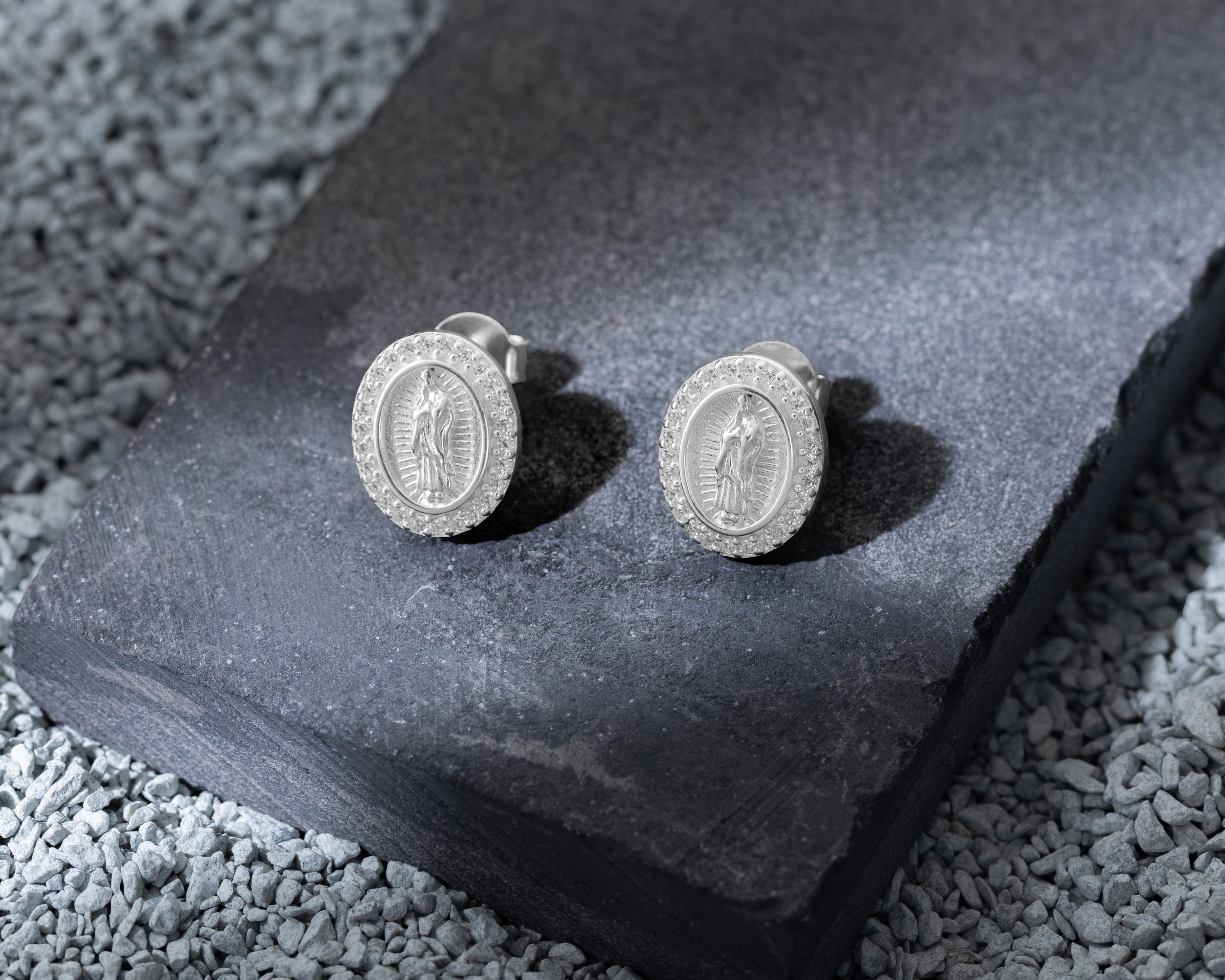 Foto 4 pulgar | Aretes de Plata Best Silver