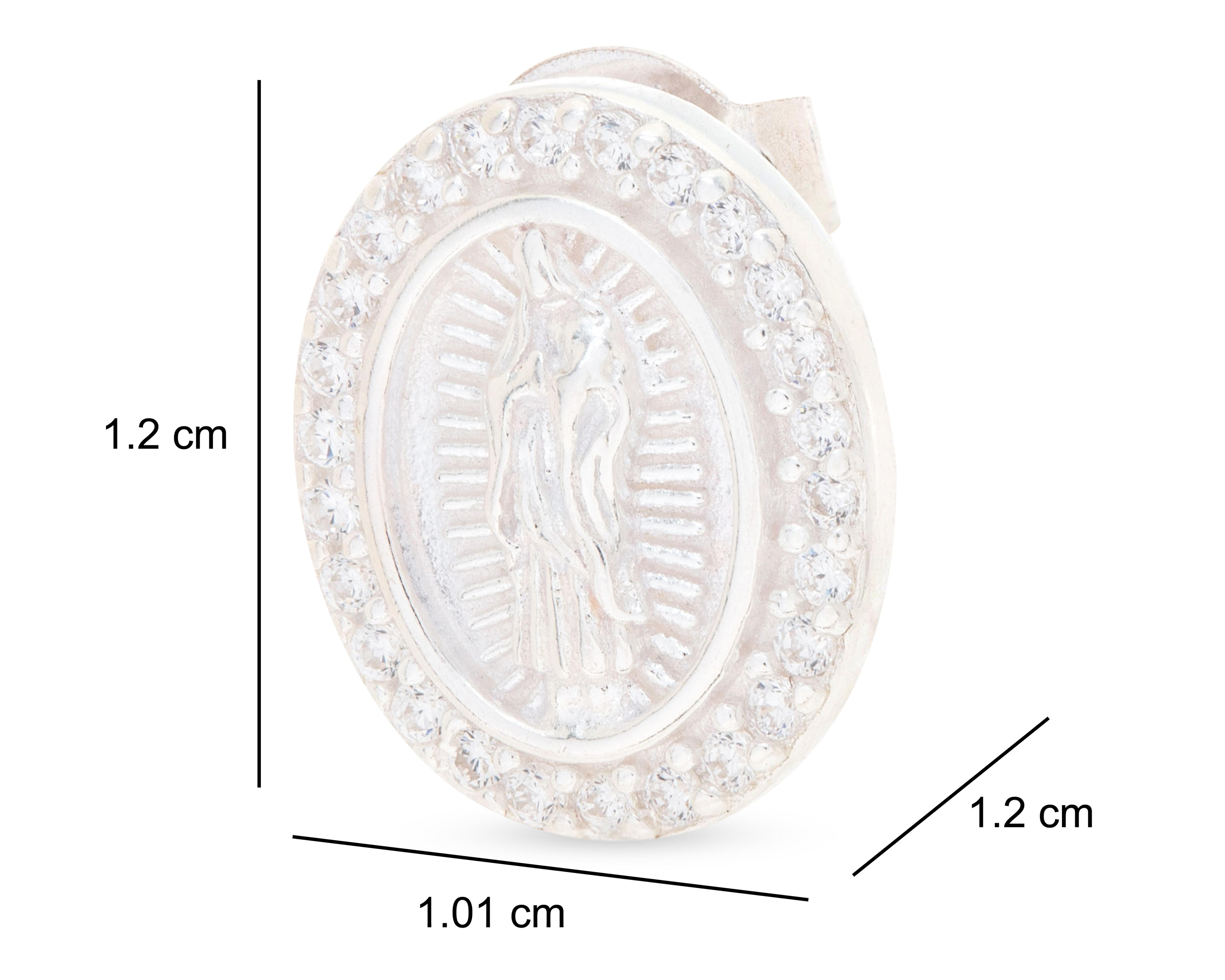 Foto 5 pulgar | Aretes de Plata Best Silver