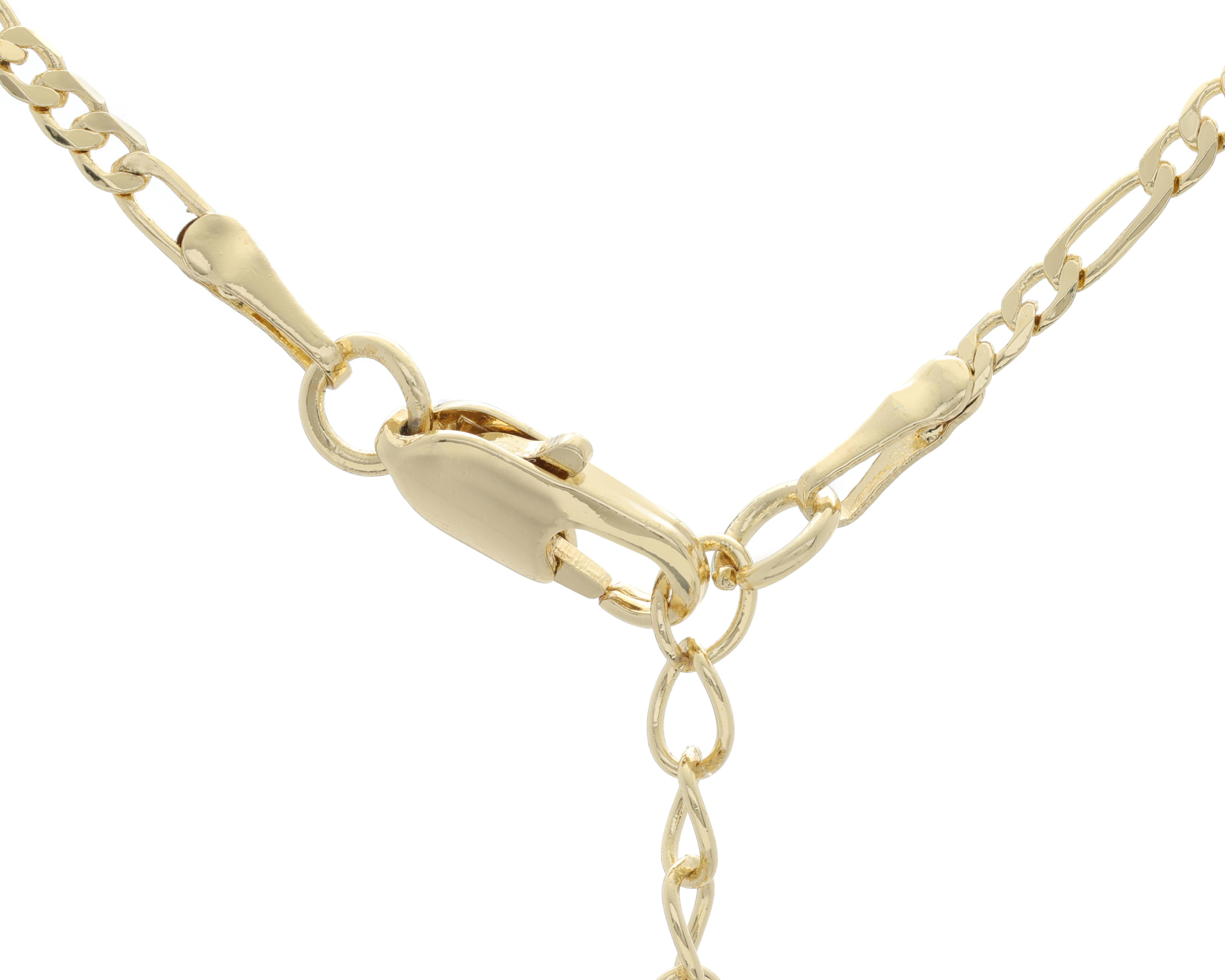 Foto 4 pulgar | Collar Chapa de Oro Zokko