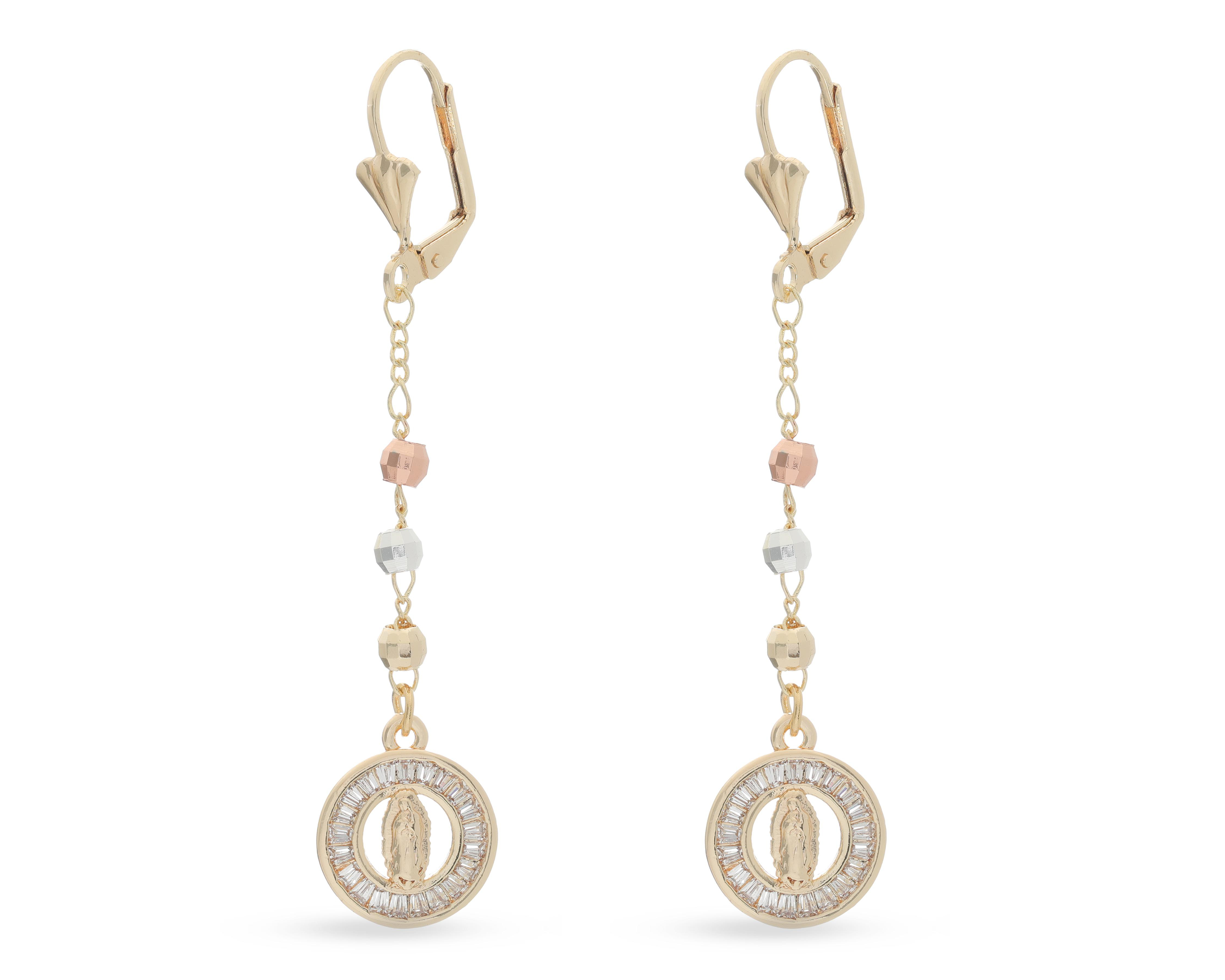 Aretes Chapa de Oro Zokko