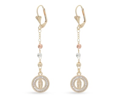 Foto 1 | Aretes Chapa de Oro Zokko
