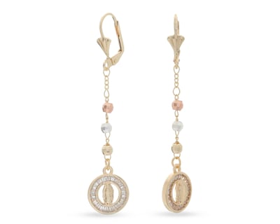 Foto 2 | Aretes Chapa de Oro Zokko