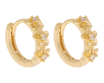 Foto 2 | Aretes de Chapa de Oro Plafer