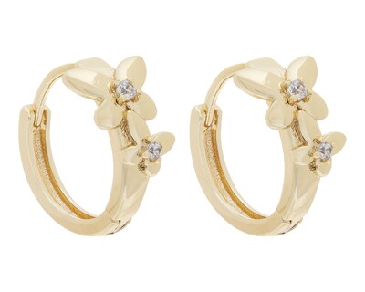 Foto 2 | Aretes de Chapa de Oro Plafer
