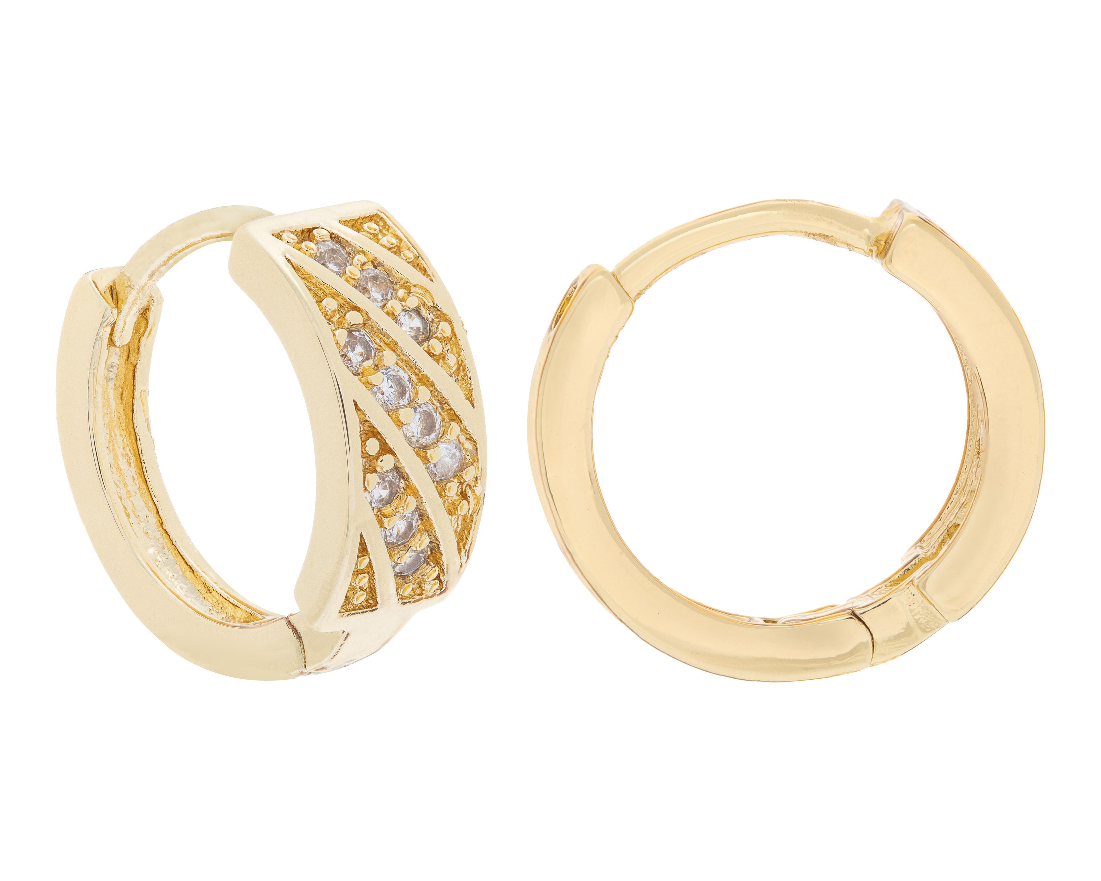 Foto 1 | Aretes Chapa de Oro Plafer