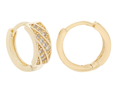 Foto 1 | Aretes Chapa de Oro Plafer
