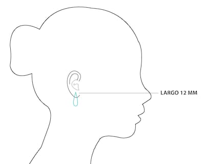 Foto 5 | Aretes Chapa de Oro Plafer