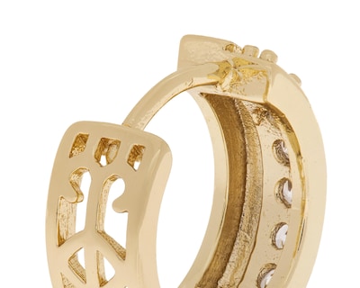 Foto 3 | Aretes Chapa de Oro Plafer