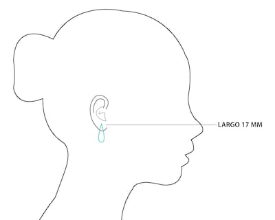 Foto 5 | Aretes Chapa de Oro Plafer