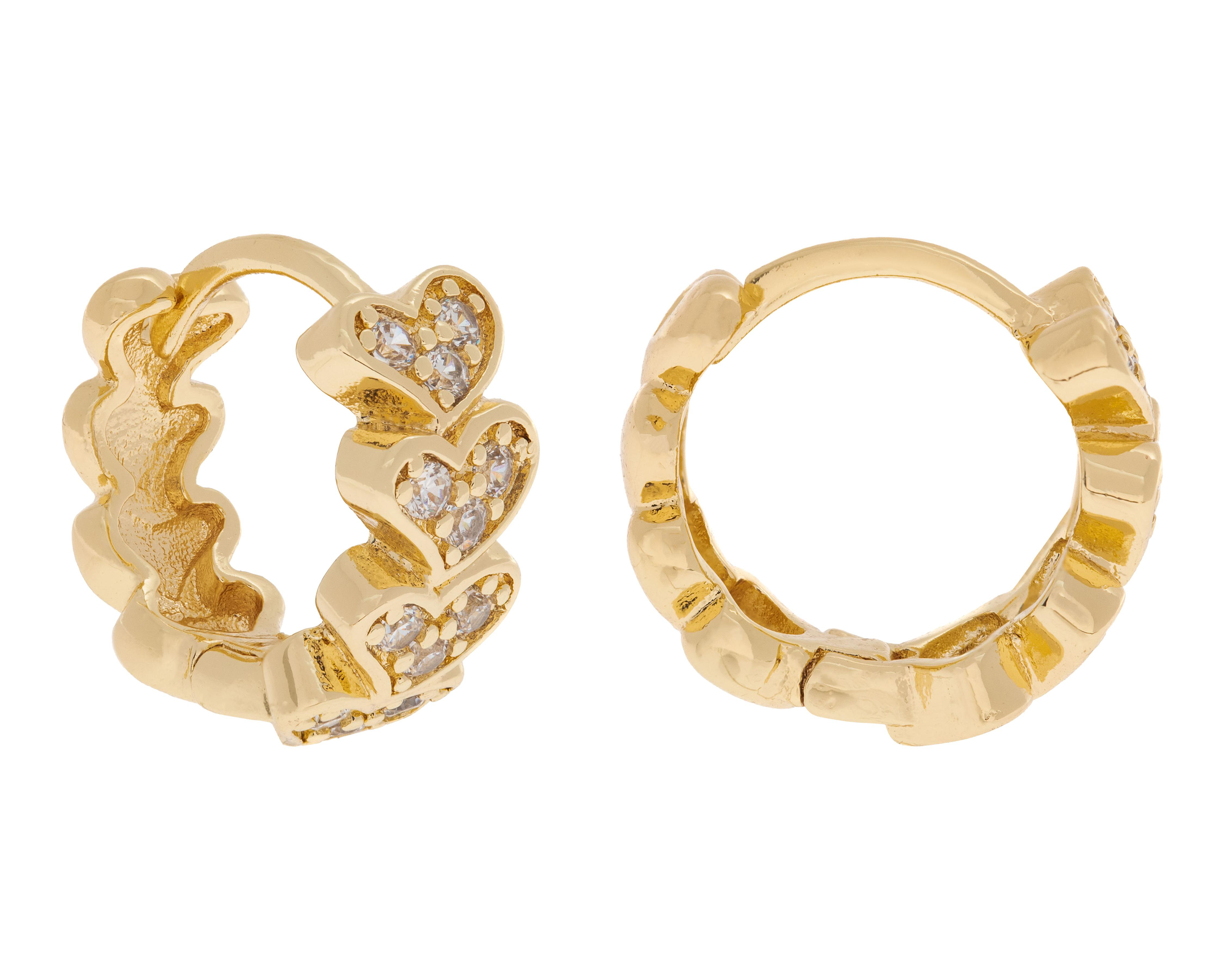 Foto 1 | Aretes de Chapa de Oro Plafer