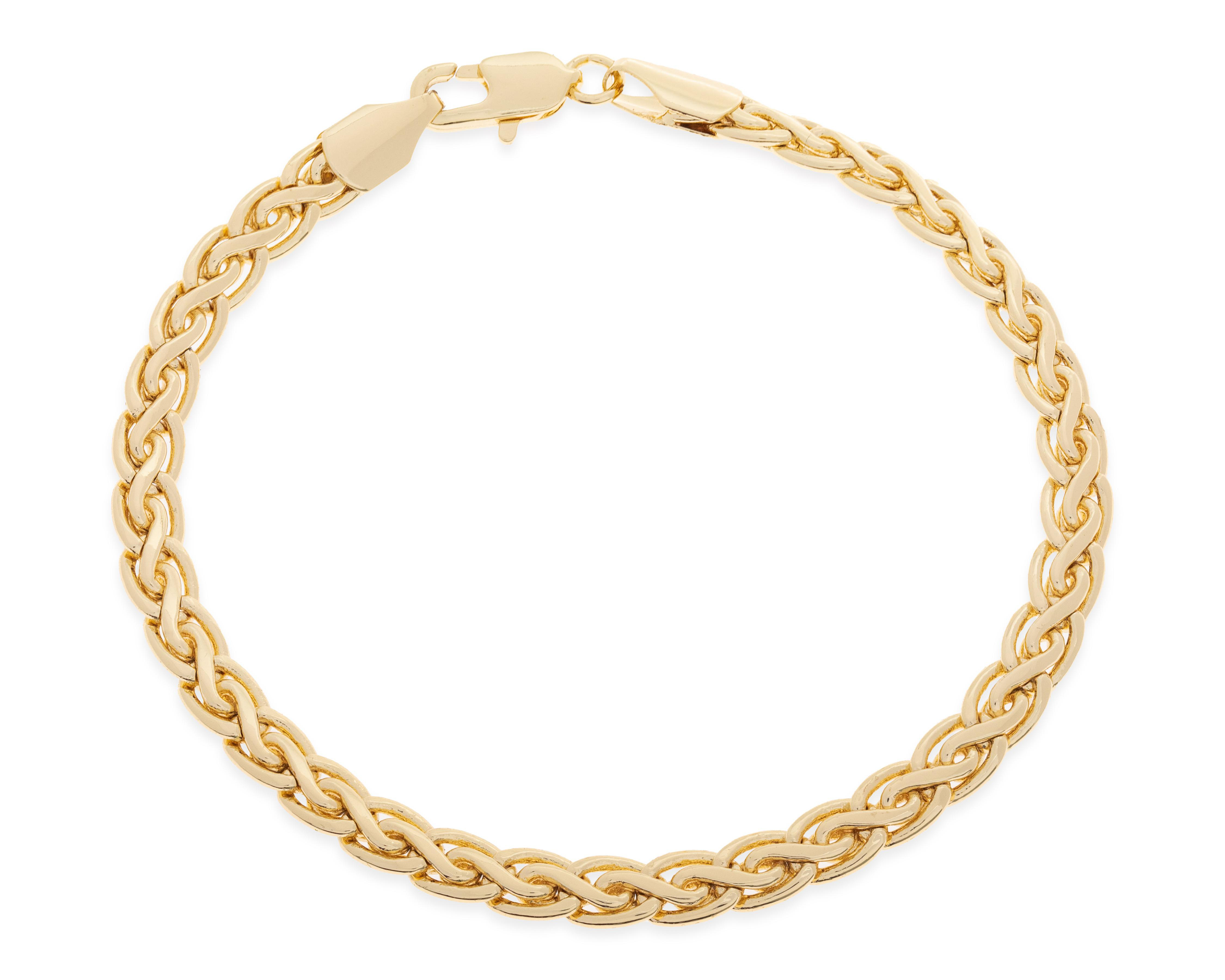 Foto 1 | Pulsera de Chapa de Oro Plafer