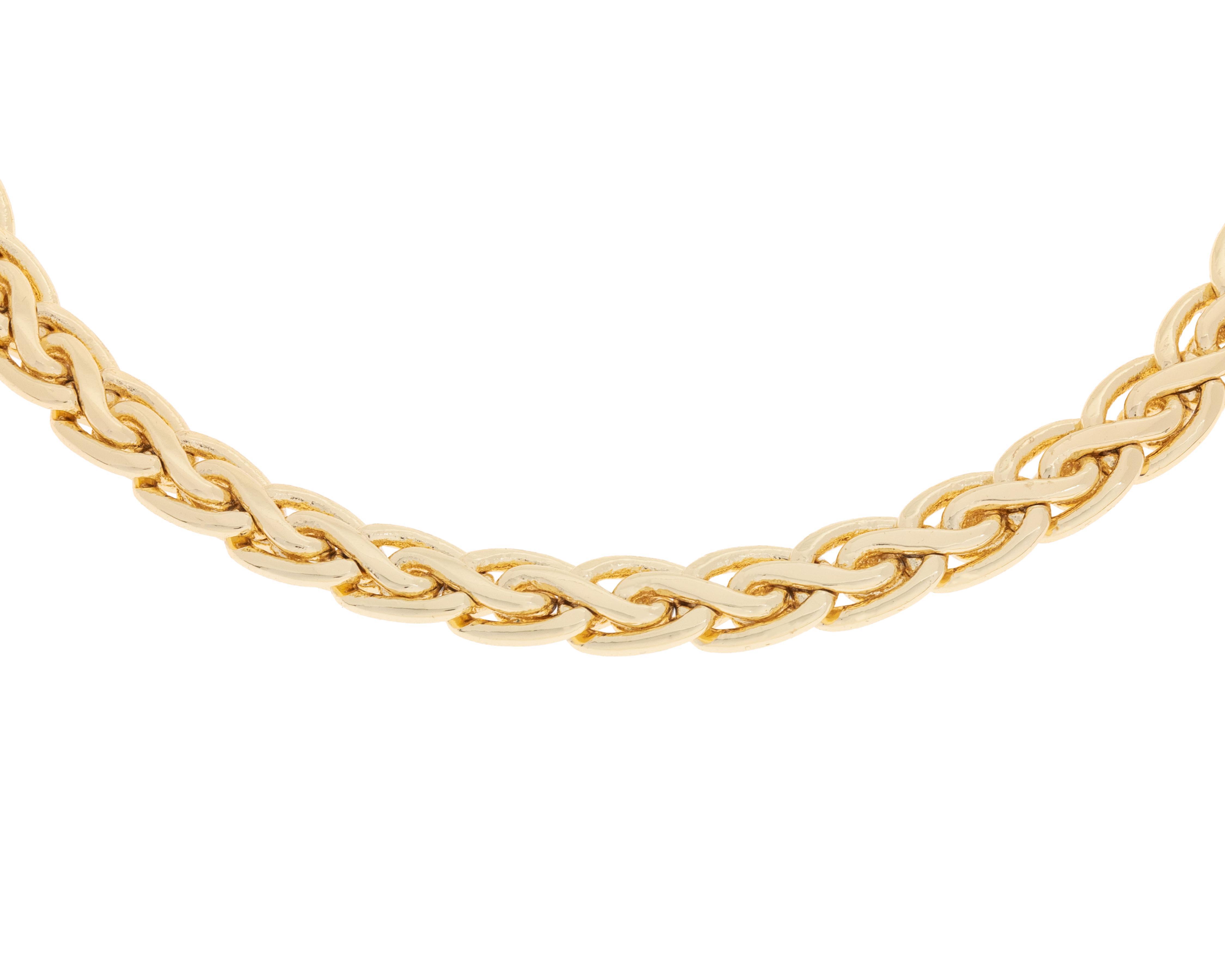 Foto 2 | Pulsera de Chapa de Oro Plafer