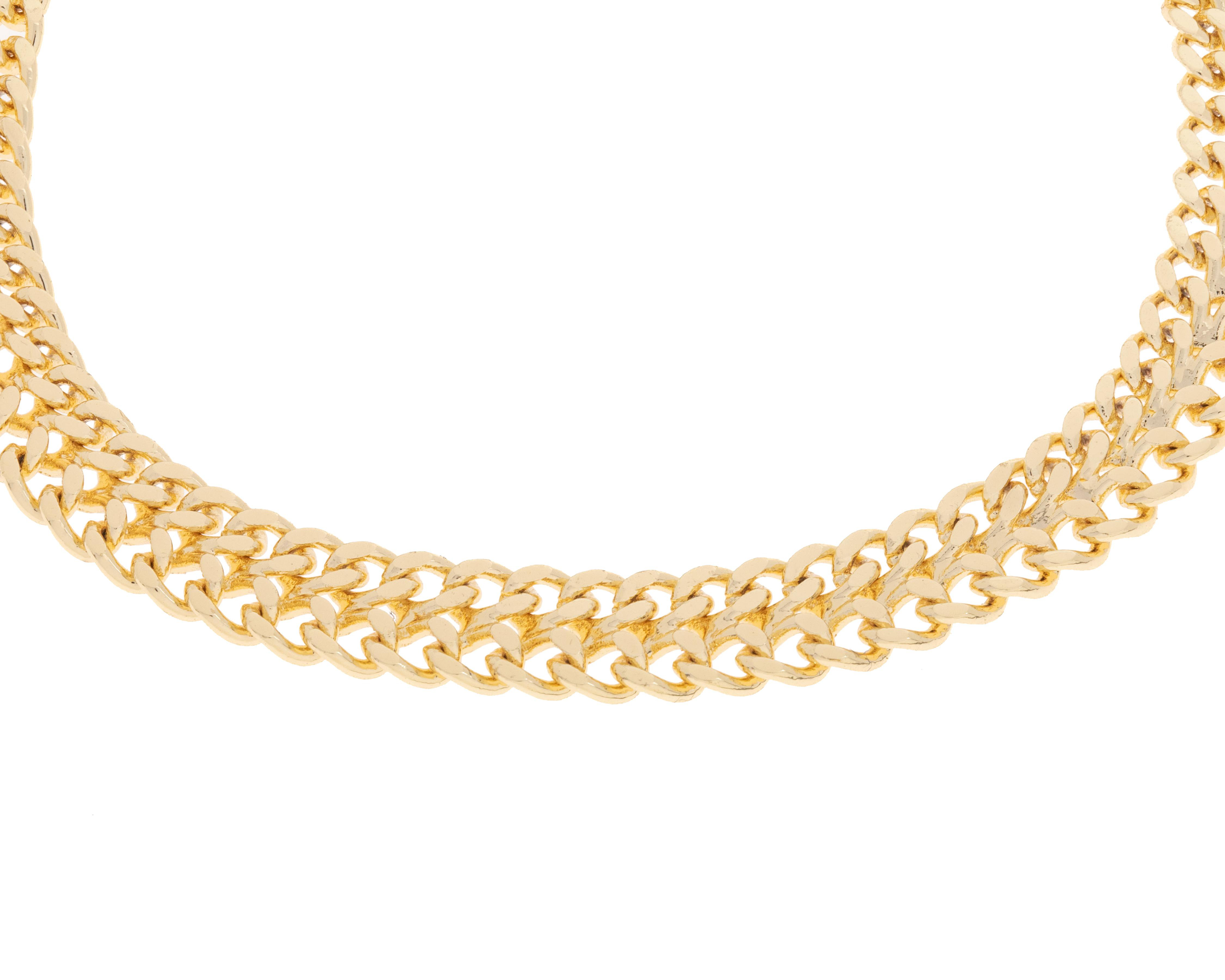 Foto 2 | Pulsera de Chapa de Oro Plafer