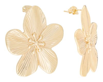 Foto 1 | Aretes de Chapa de Oro Plafer