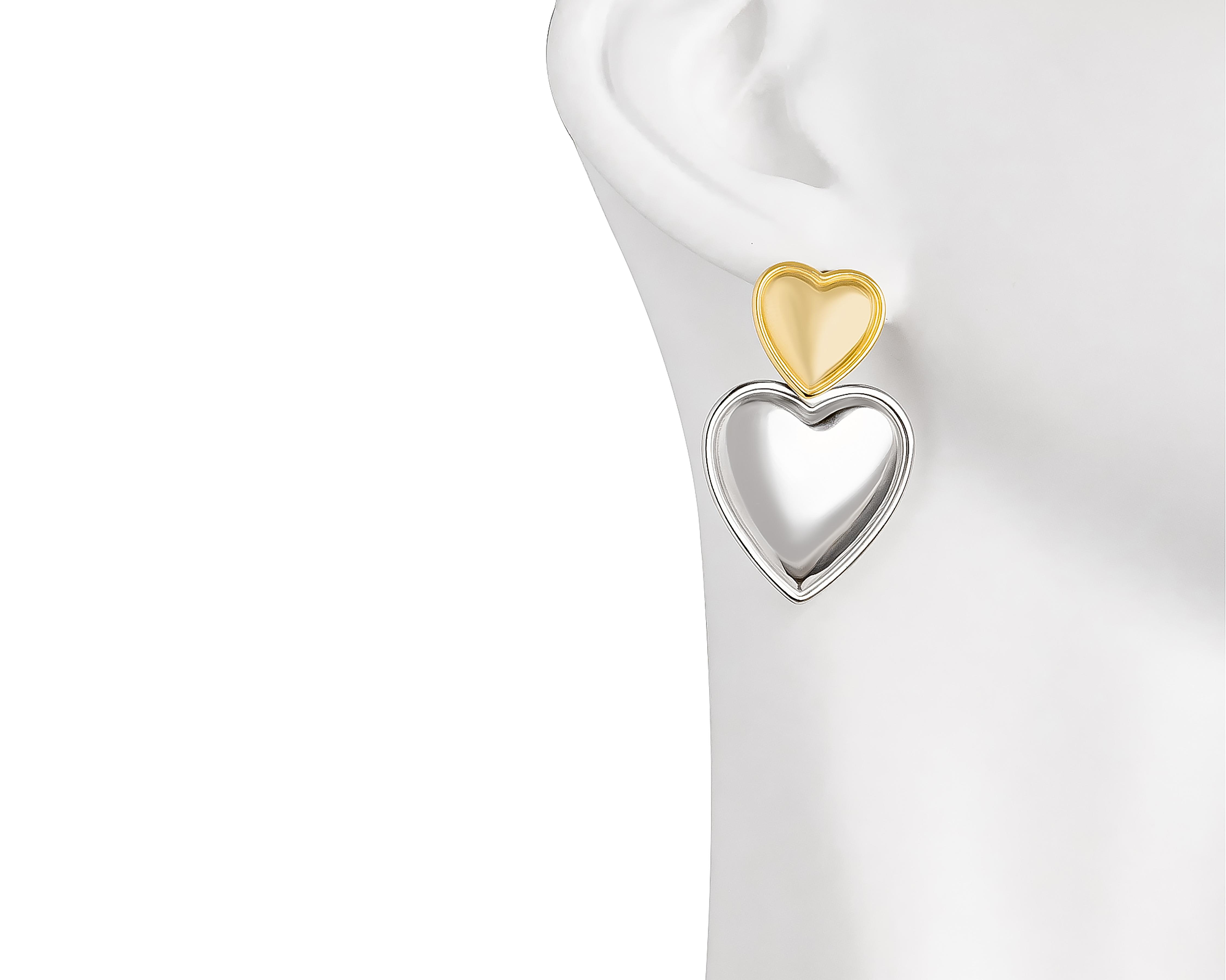 Foto 5 pulgar | Aretes de Acero Inoxidable Plafer