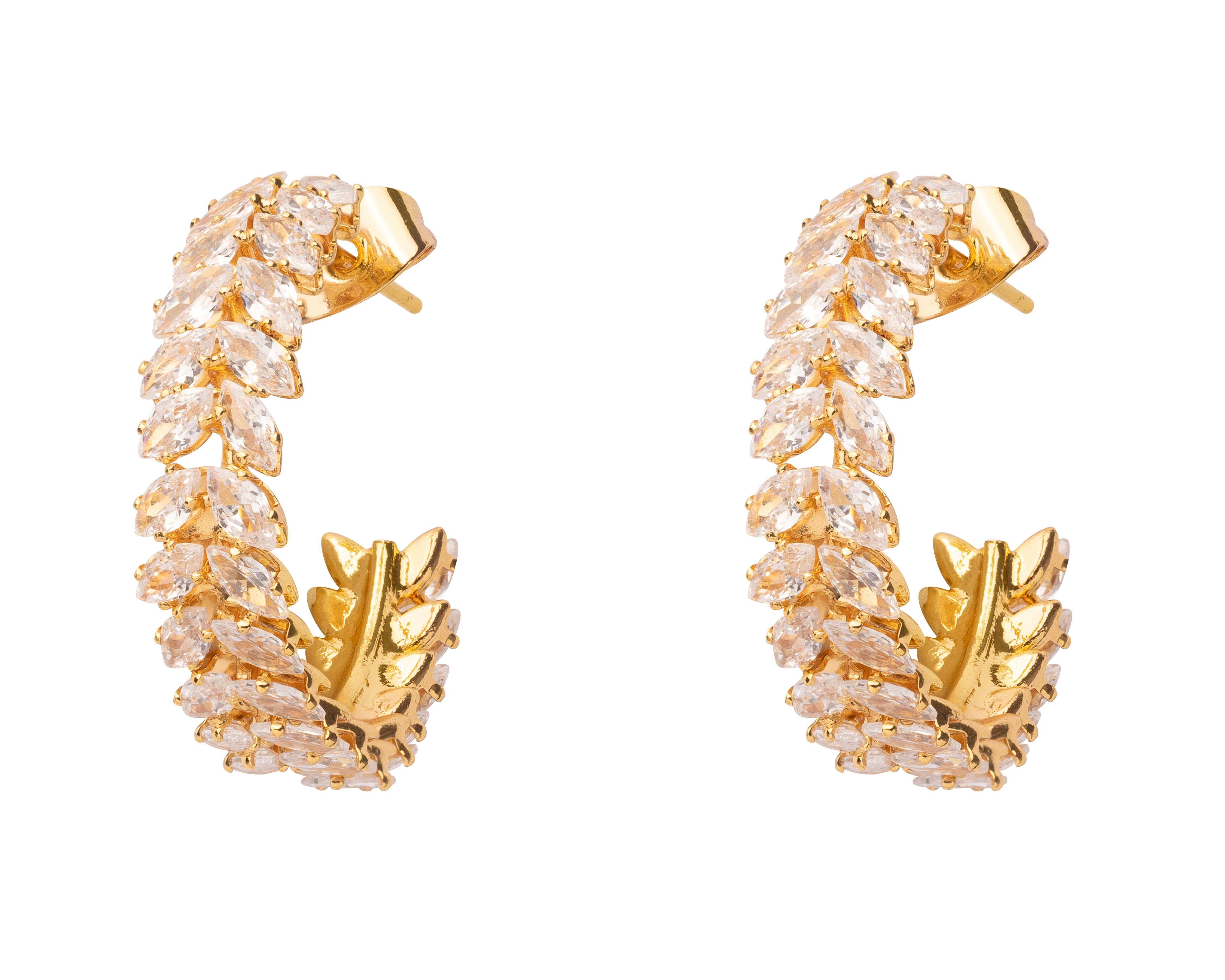 Foto 2 pulgar | Aretes de Chapa de Oro Unlimited by OB