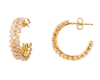 Foto 2 | Aretes de Chapa de Oro Unlimited by OB