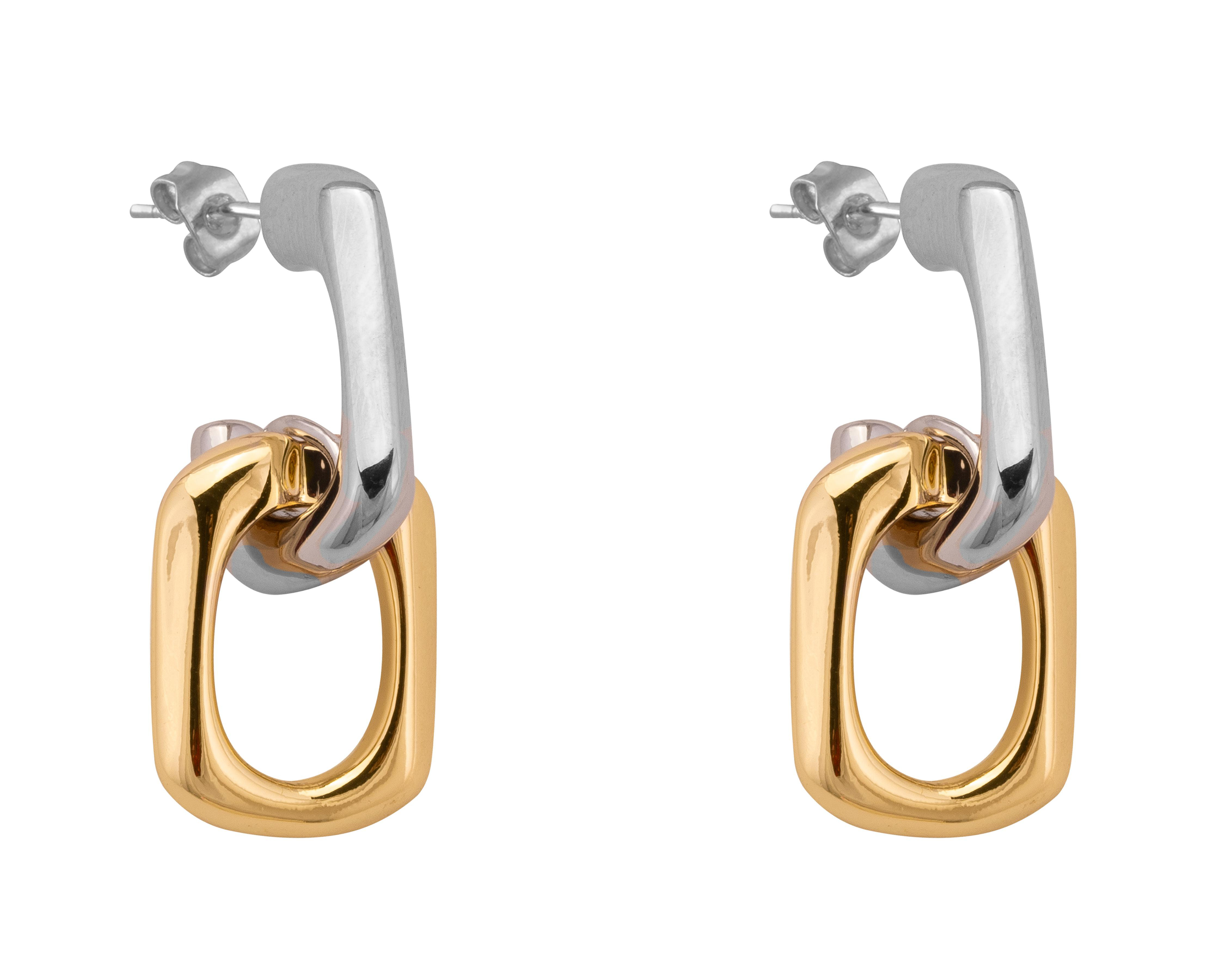 Foto 2 pulgar | Aretes de Chapa de Oro Unlimited by OB