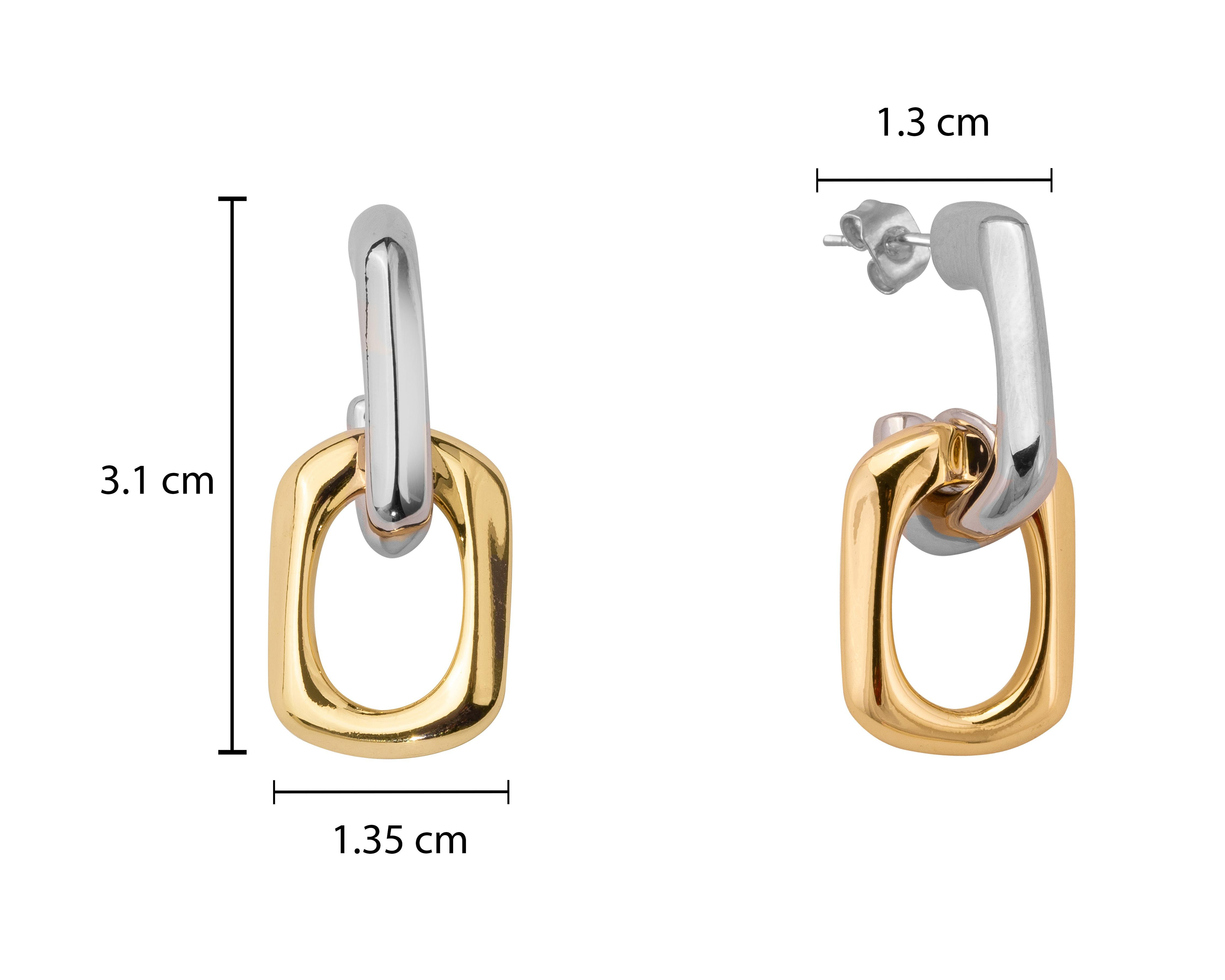 Foto 5 pulgar | Aretes de Chapa de Oro Unlimited by OB