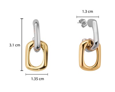 Foto 4 | Aretes de Chapa de Oro Unlimited by OB