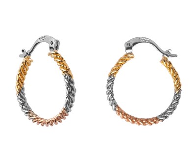 Foto 1 | Arracadas Chapa de Oro Unlimited by Ob