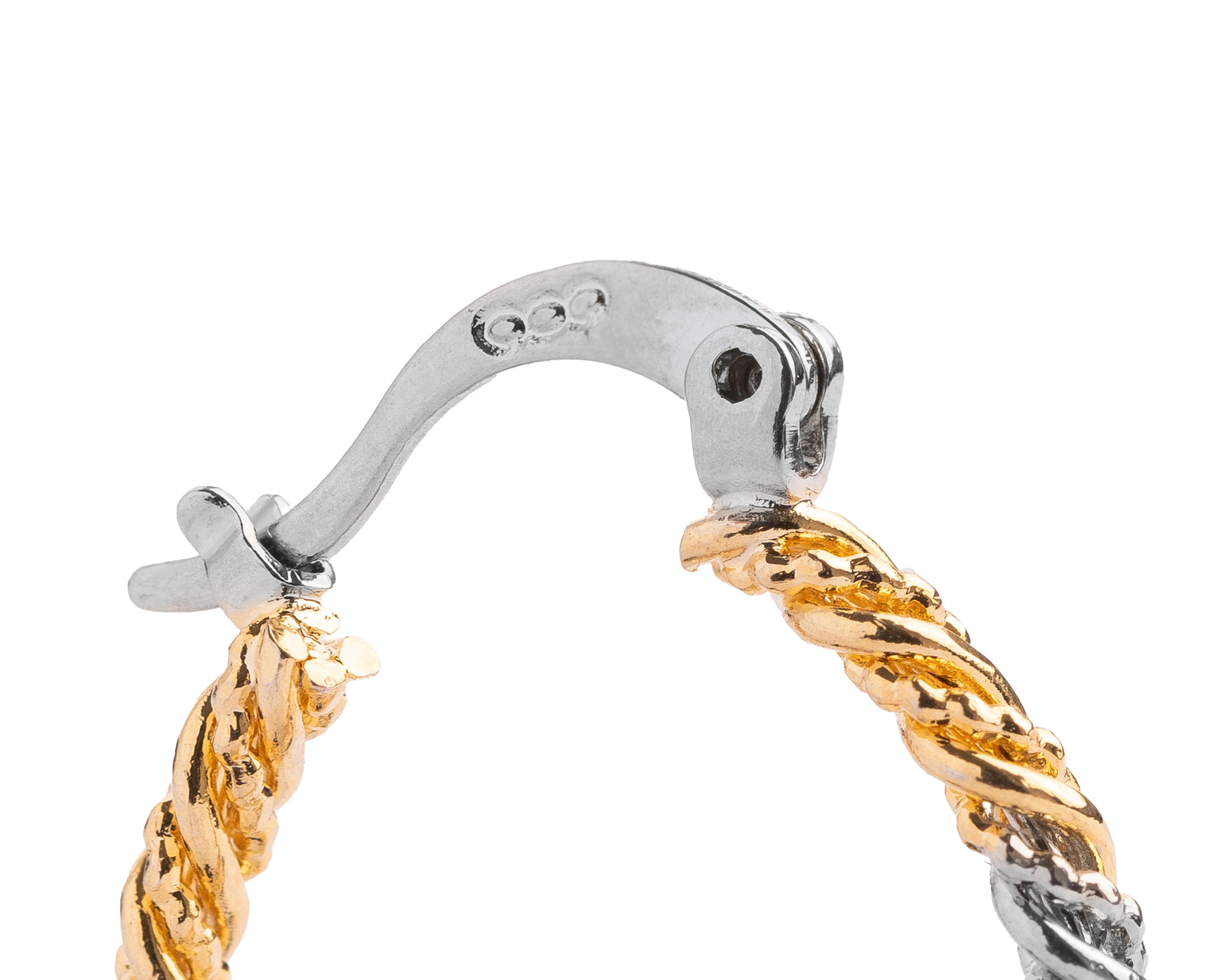 Foto 4 pulgar | Arracadas Chapa de Oro Unlimited by Ob