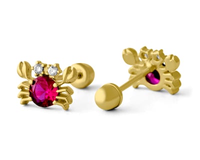 Foto 2 | Aretes de Oro 10K Sabelli
