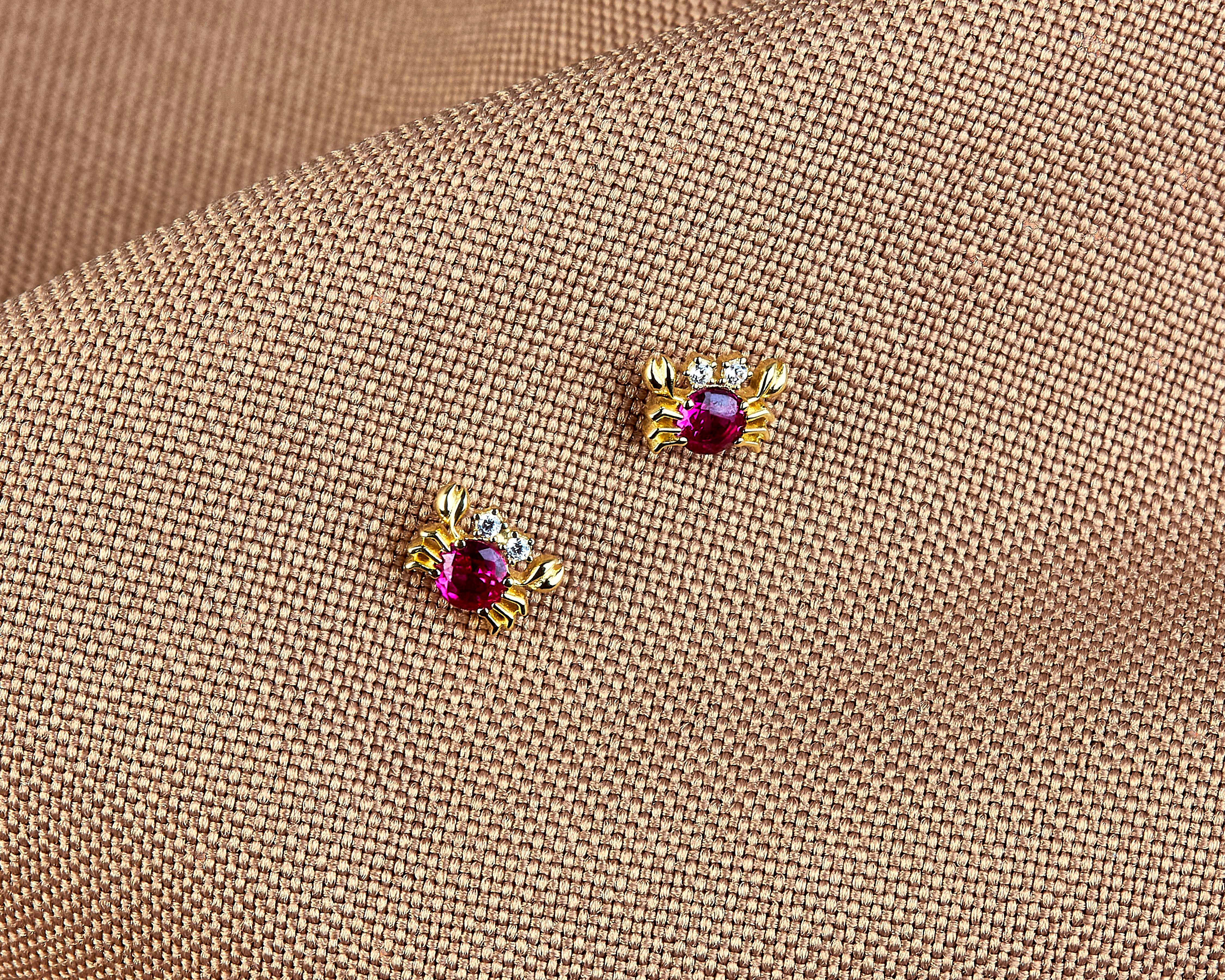 Foto 4 pulgar | Aretes de Oro 10K Sabelli