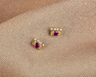 Foto 3 | Aretes de Oro 10K Sabelli