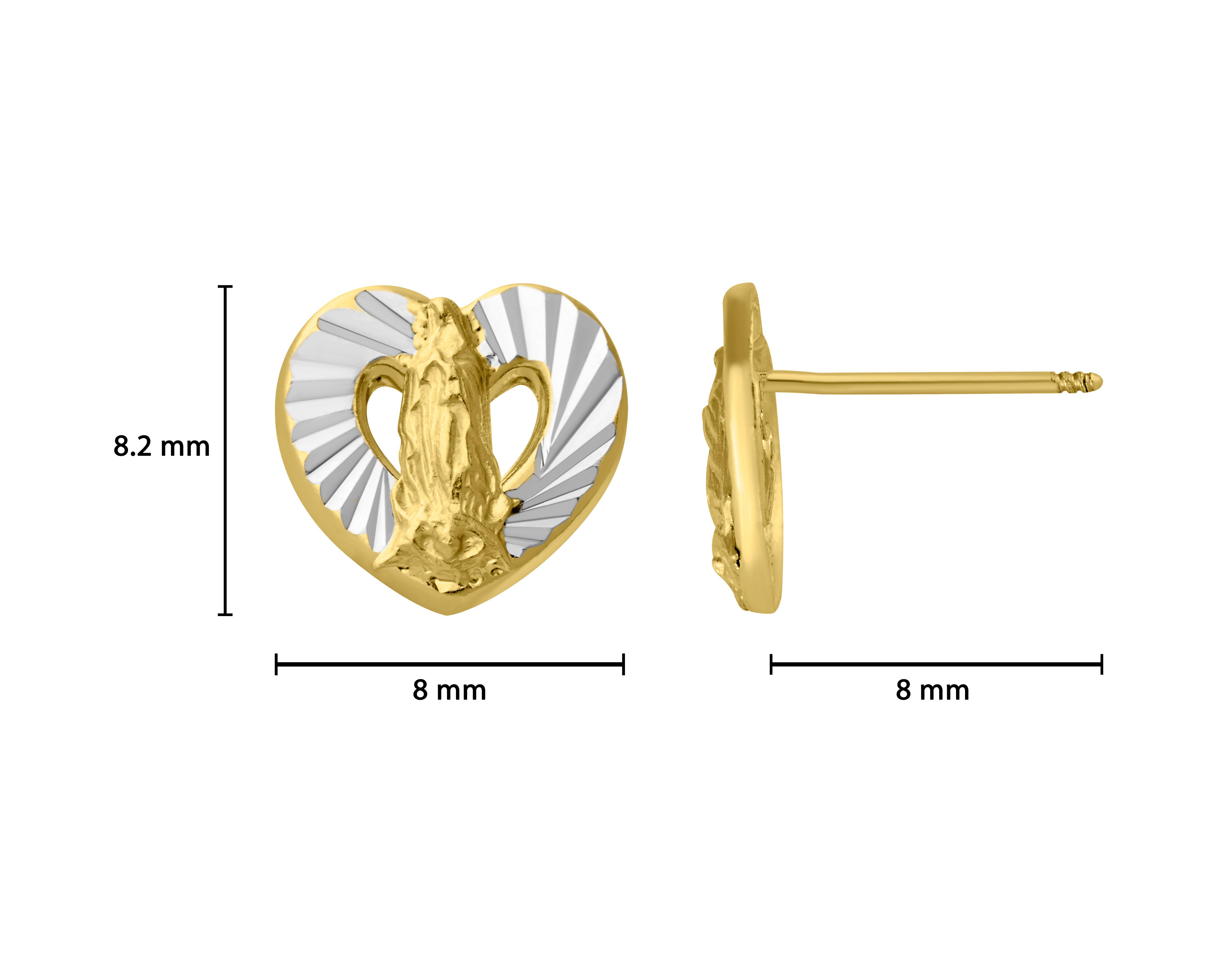 Foto 5 pulgar | Aretes de Oro 10K Sabelli
