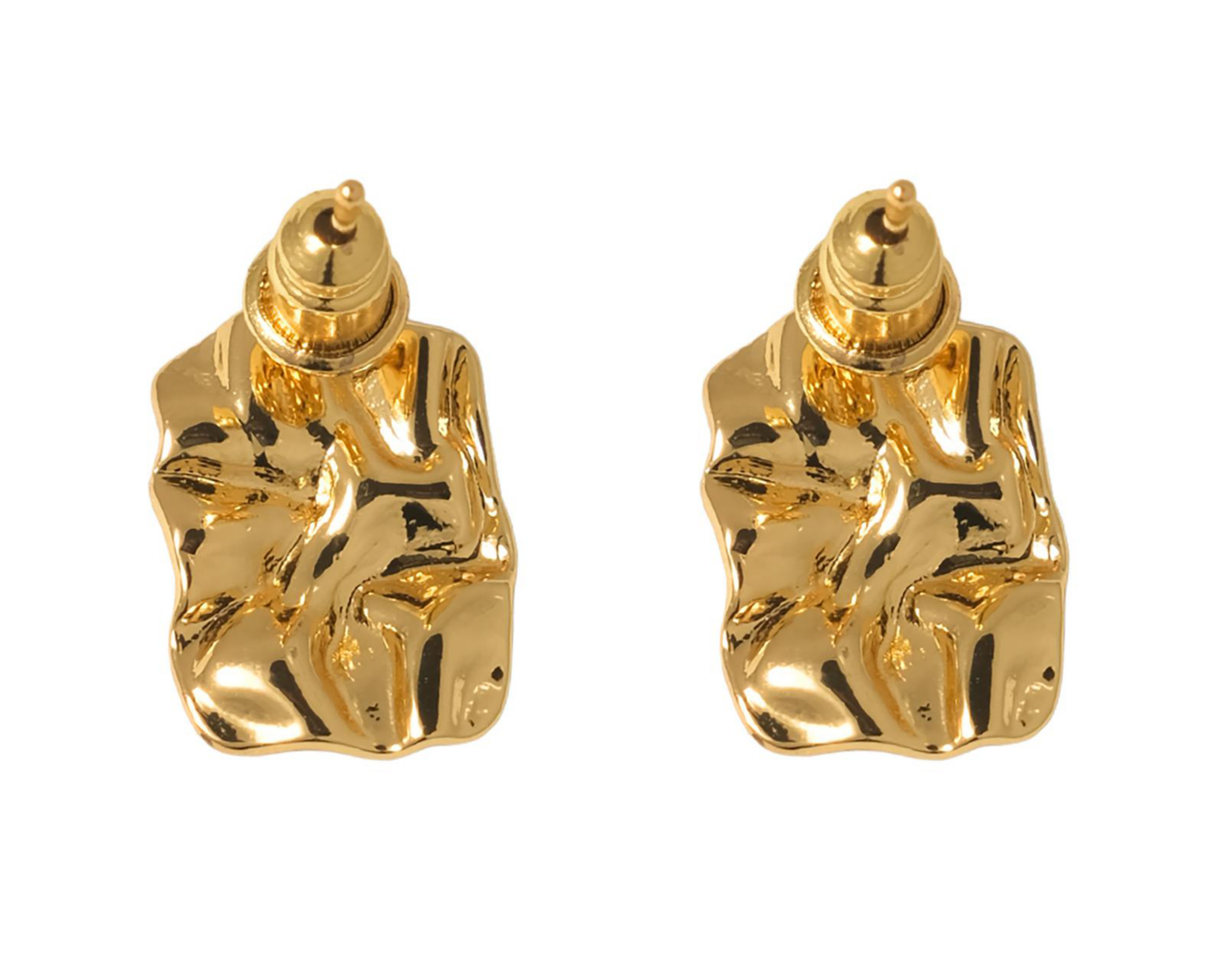 Foto 4 pulgar | Aretes Chapa de Oro Girondela