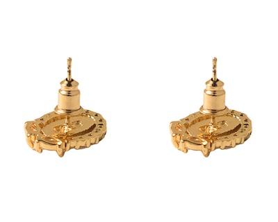 Foto 3 | Aretes Chapa de Oro Girondela