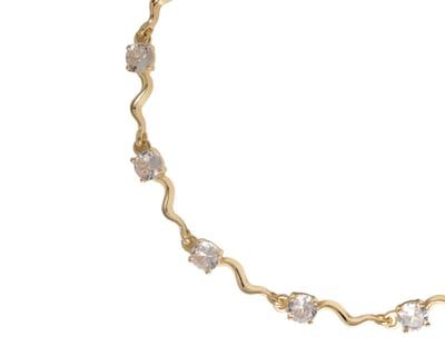 Foto 2 | Pulsera Chapa de Oro Girondela