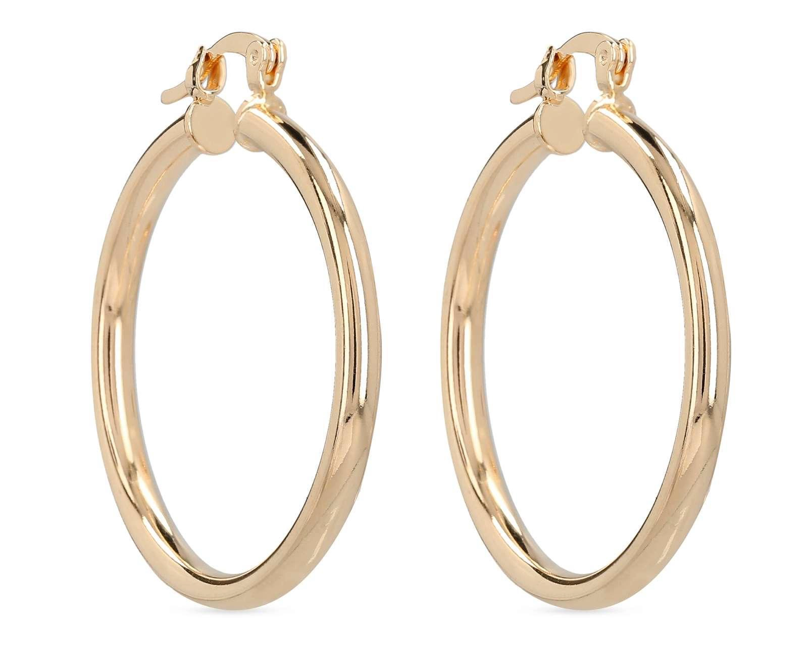 Foto 1 | Arracadas Chapa de Oro 18K Girondela