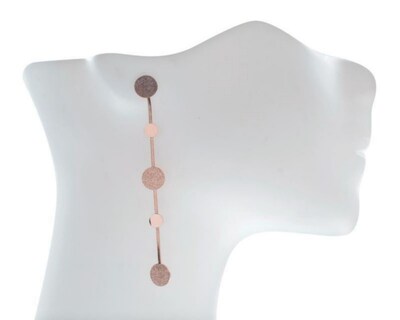 Foto 3 | Aretes de Acero Inoxidable Jennifer Lopez