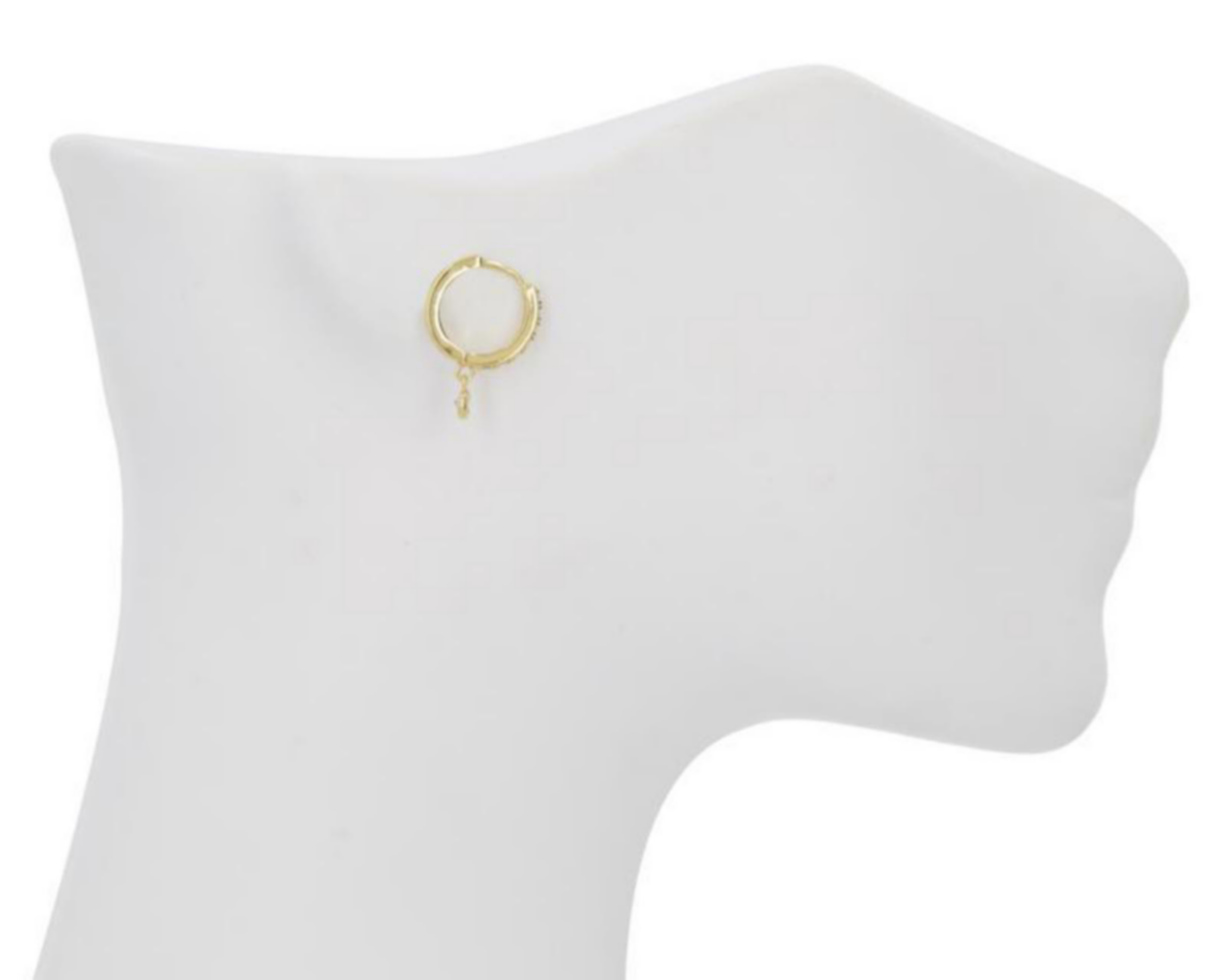 Foto 4 pulgar | Arracadas Chapa de Oro 18K Girondela