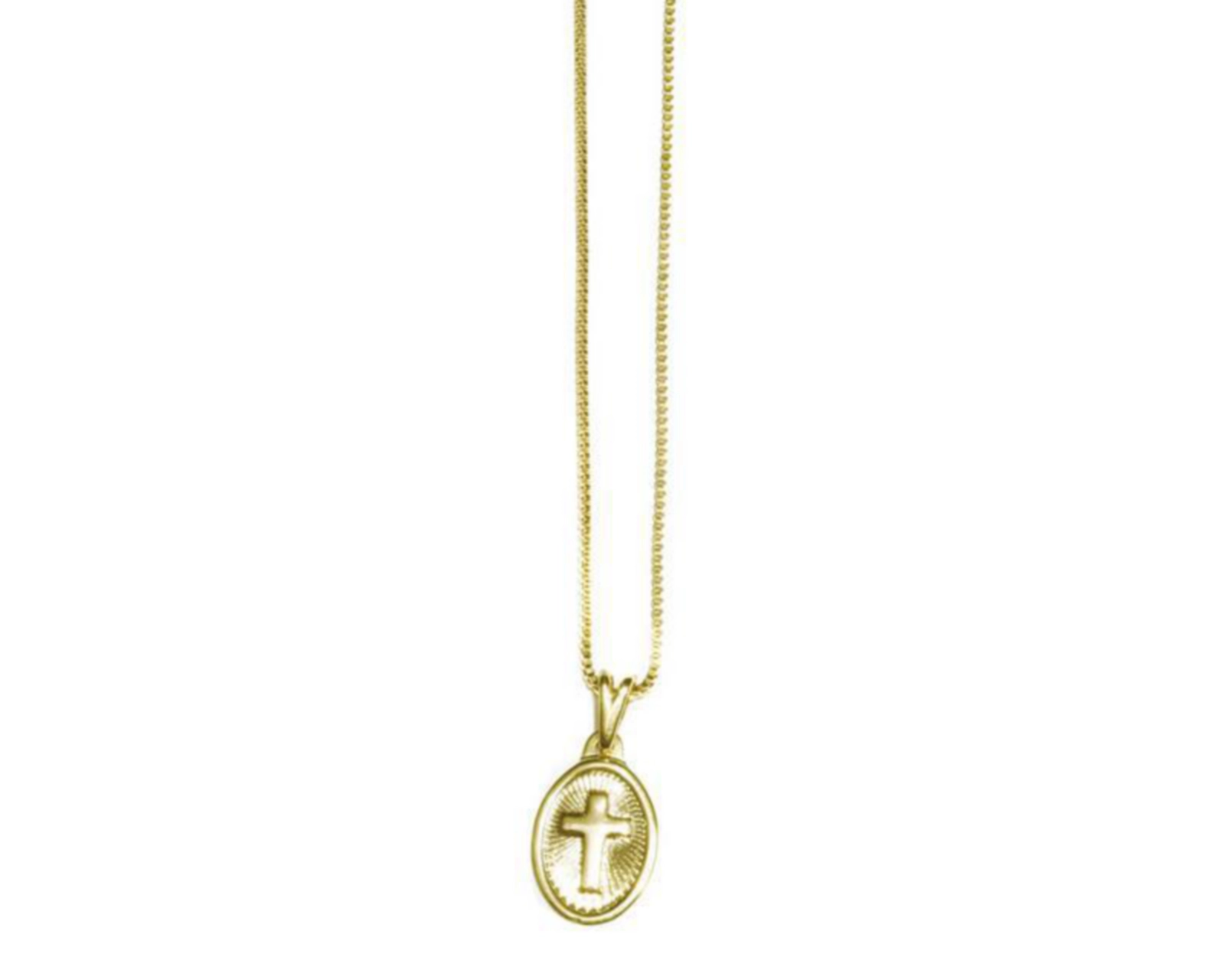 Foto 2 pulgar | Collar de Chapa de Oro 18k Girondela