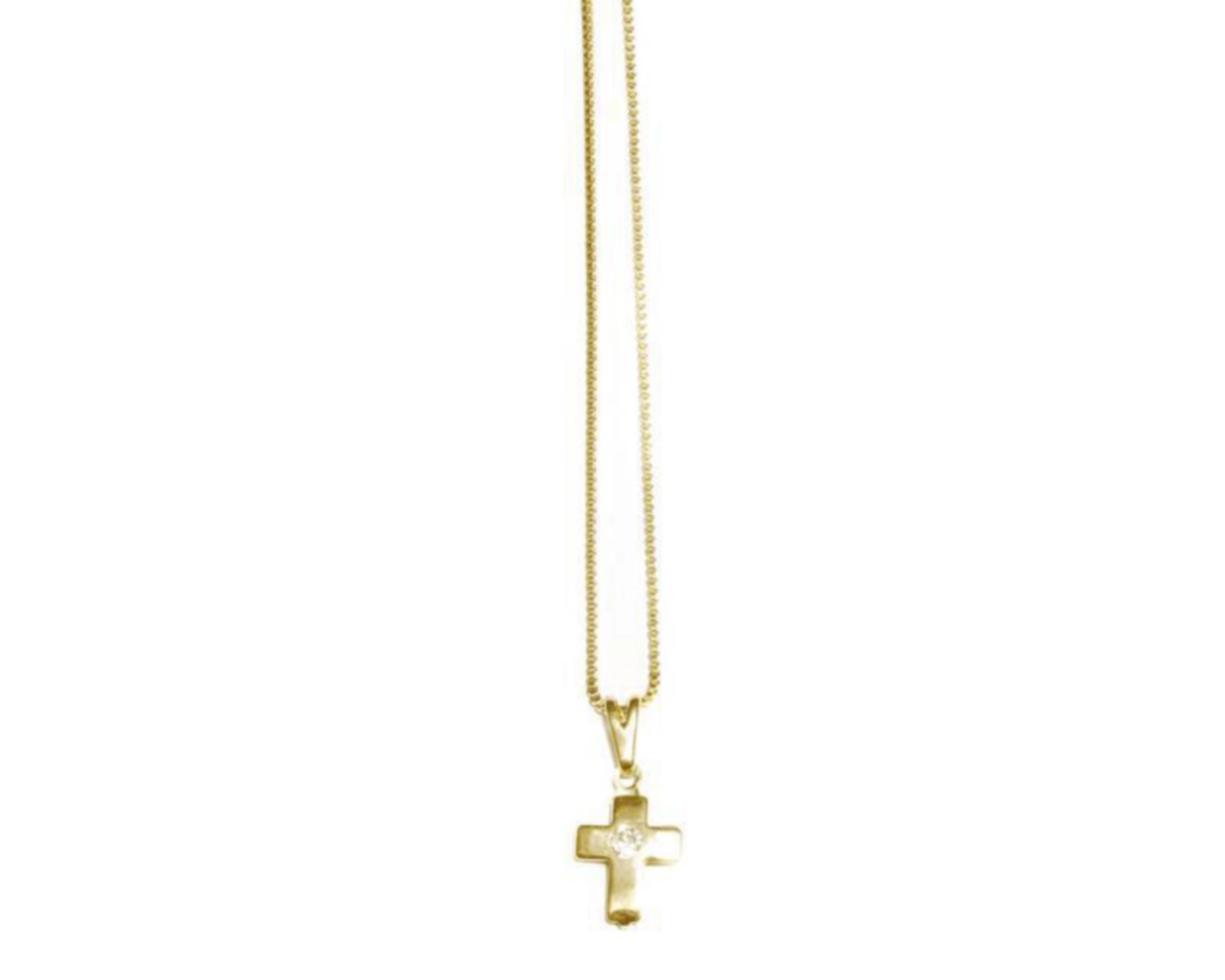 Foto 2 pulgar | Collar de Chapa de Oro 18k Girondela