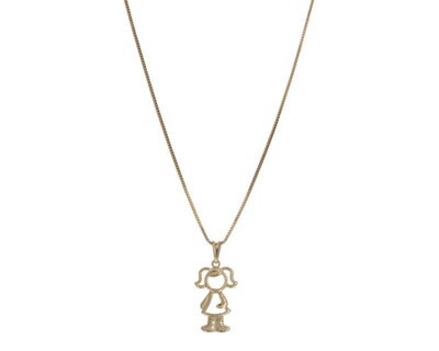Foto 1 | Collar de Chapa de Oro 18k Girondela