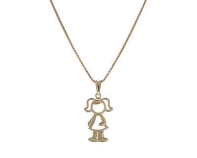 Foto 2 | Collar de Chapa de Oro 18k Girondela