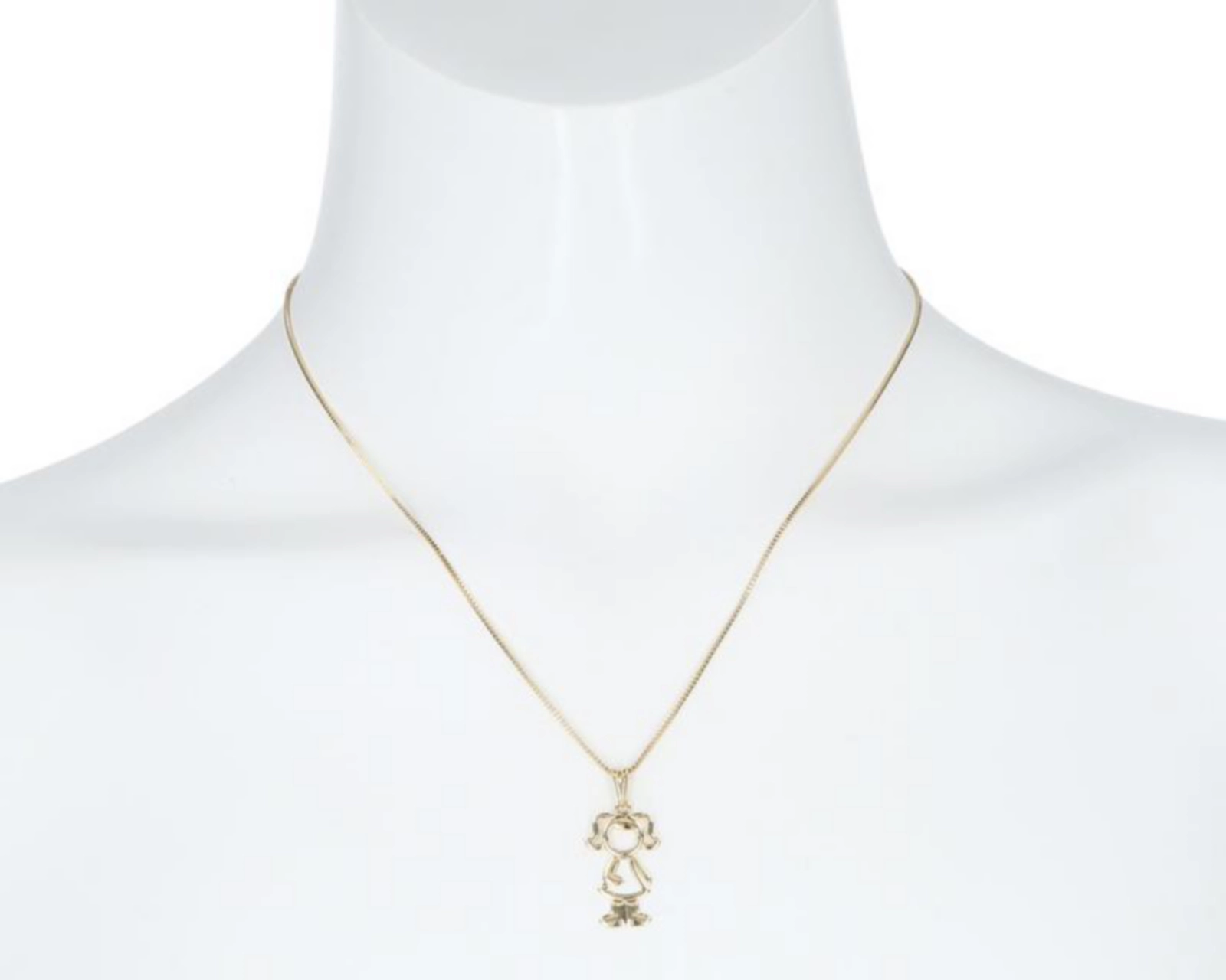 Foto 4 pulgar | Collar de Chapa de Oro 18k Girondela