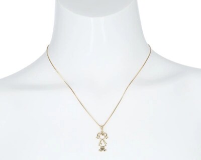 Foto 3 | Collar de Chapa de Oro 18k Girondela