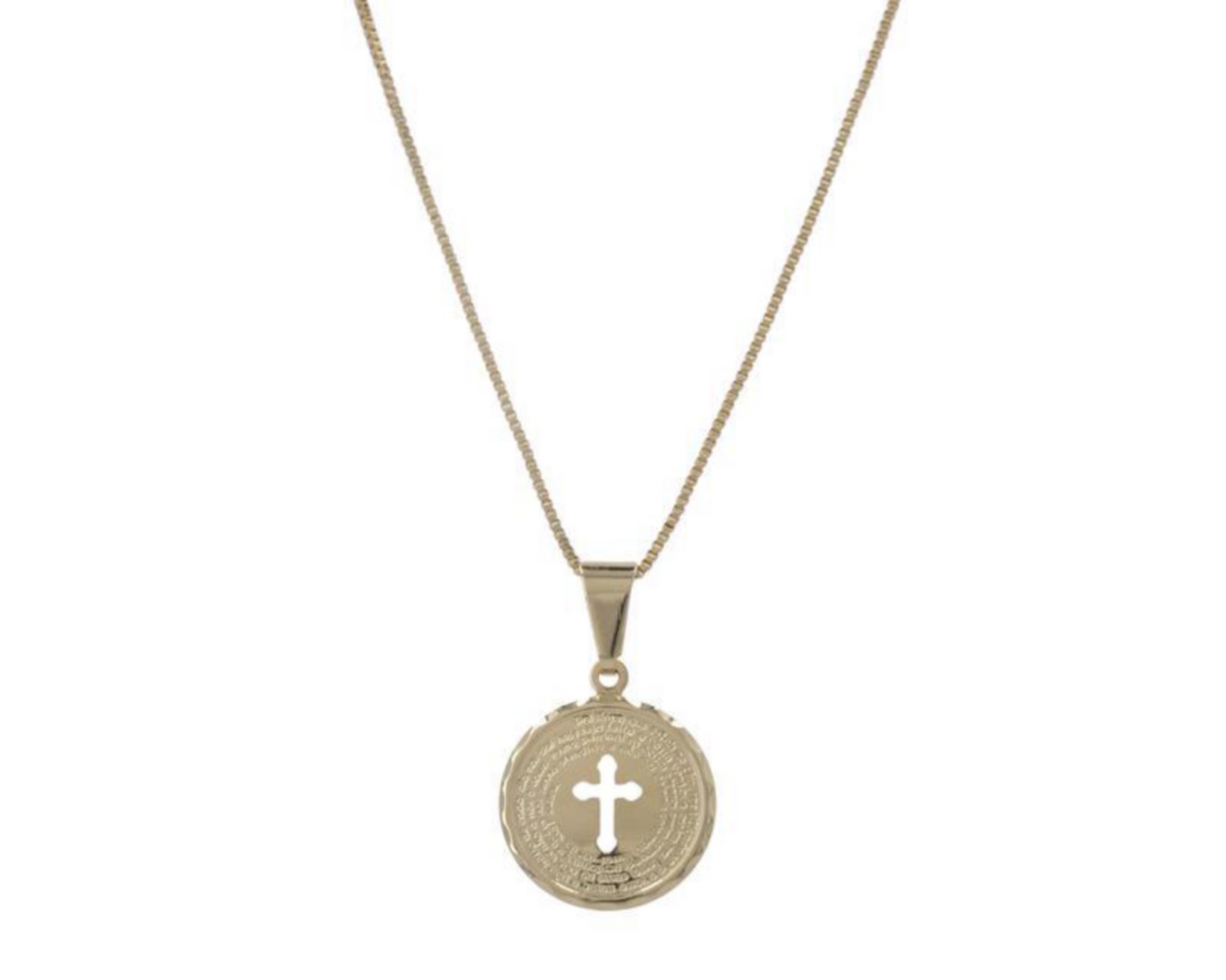Collar de Chapa de Oro 18k Girondela