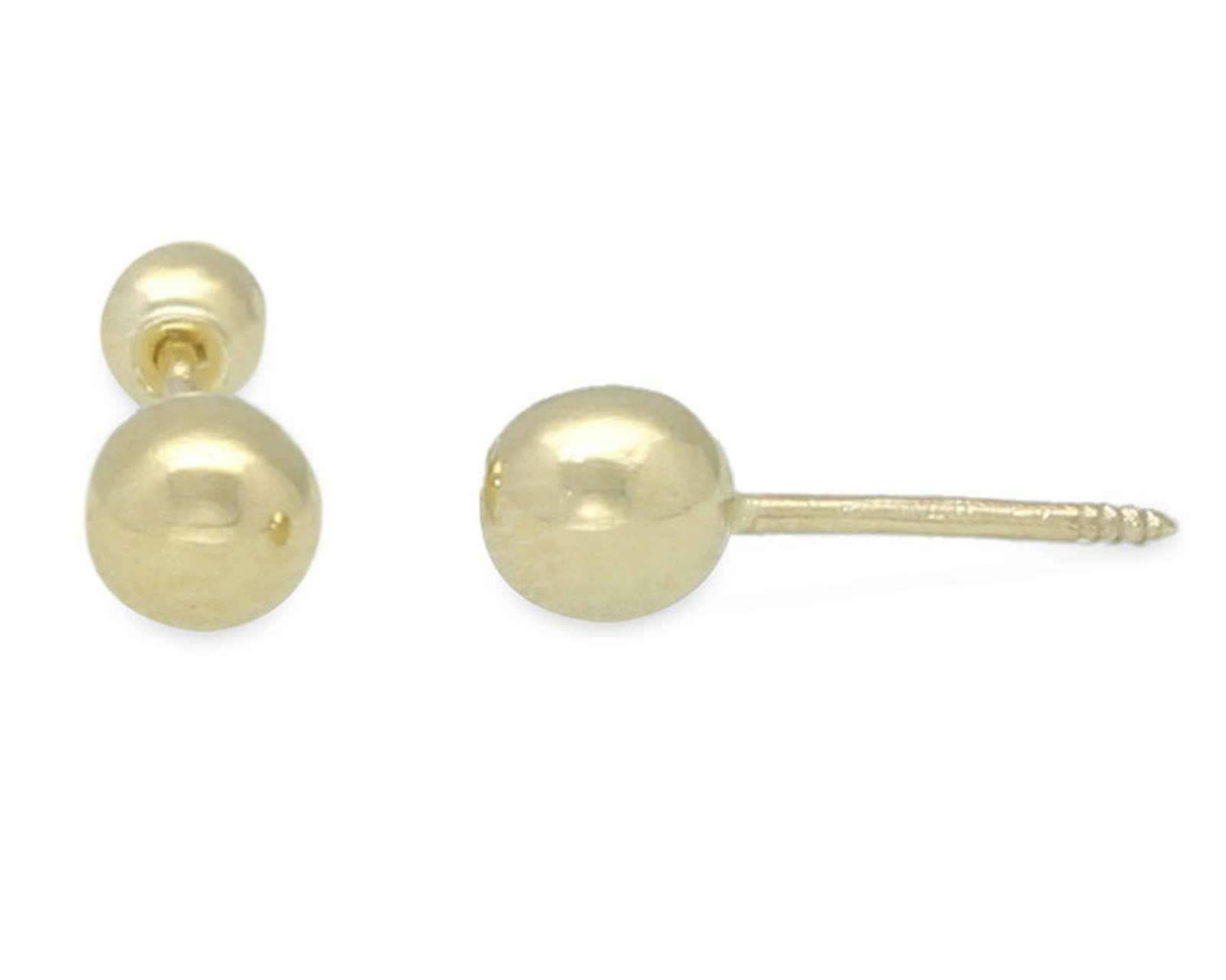 Broqueles de Oro 14K Baby Colors $639